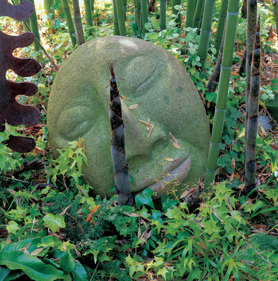 At her Berkeley home and gallery garden artist Marcia Donahue incorporates - photo 2