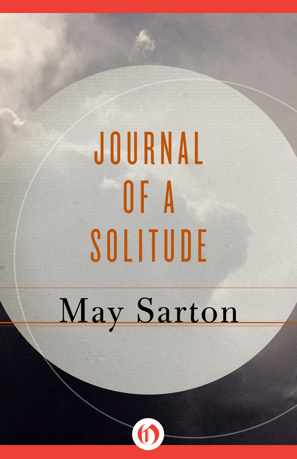 Journal of a Solitude May Sarton F OR E RIC S WENSON September 15th B - photo 1