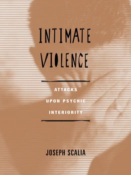 Scalia Intimate Violence: Attacks Upon Psychic Interiority