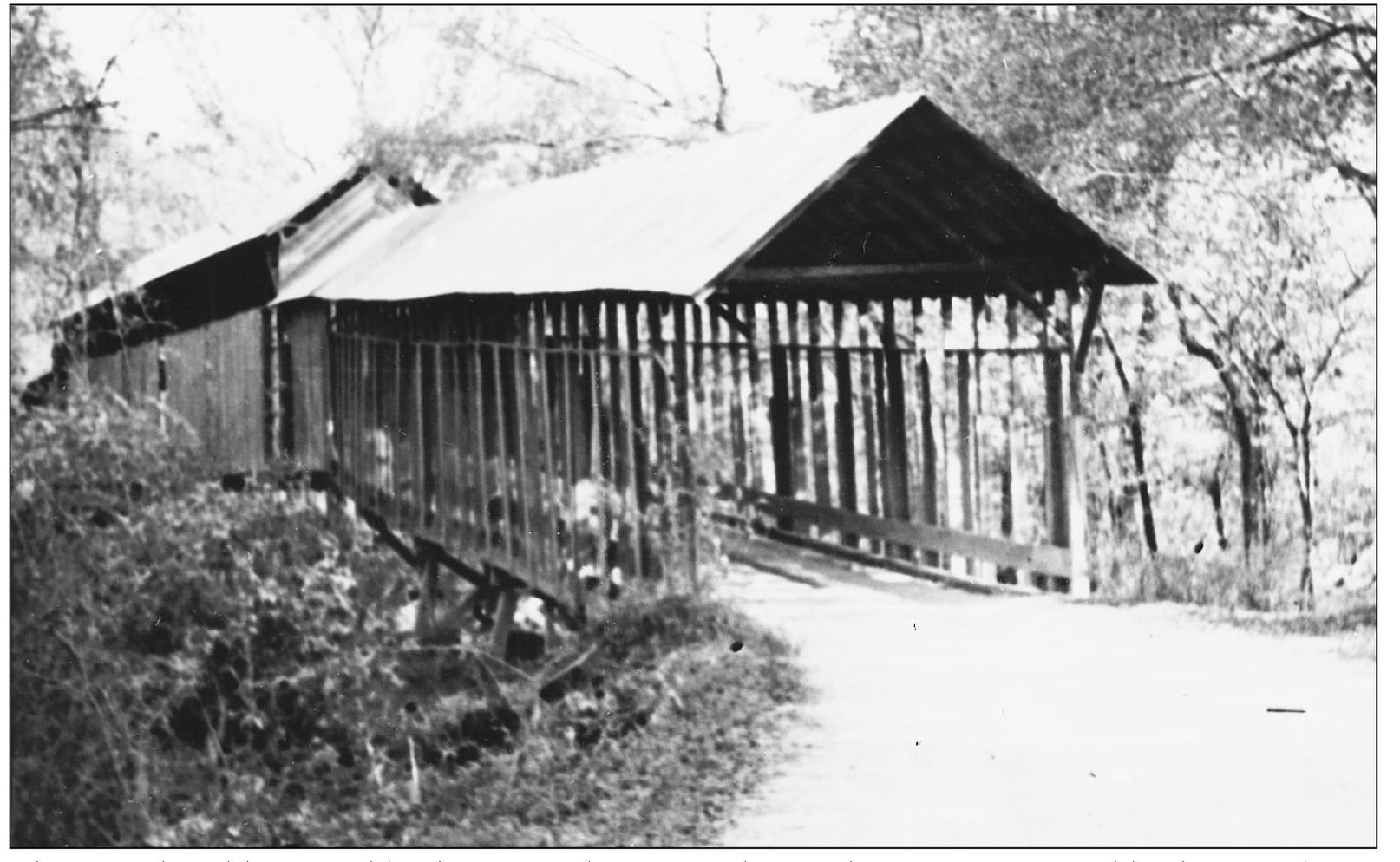 This was the old covered bridge in Duck Springs during the 1940s Covered - photo 15