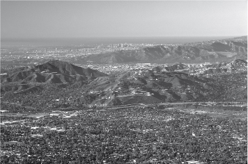 Los Angeles on a clear day from the Sam Merrill Trail The Santa Monica - photo 7