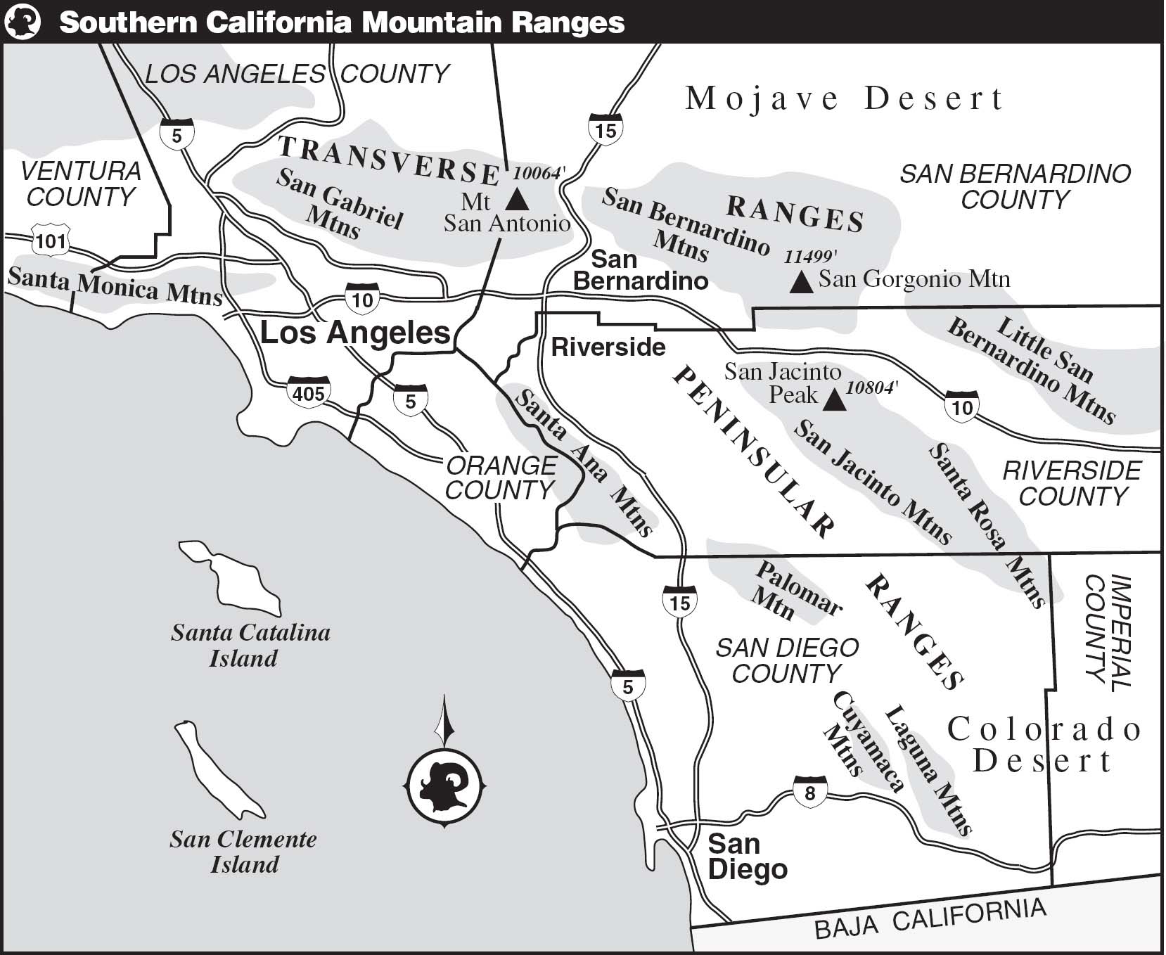 Southern Californias Wilderness Rim S outhern California sits astride one of - photo 6