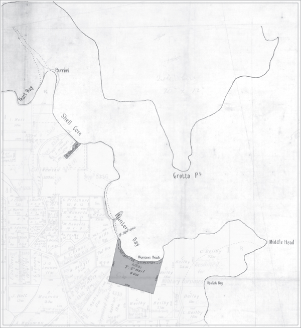 Shell Cove and Balmoral Beach circa 1832 depicting the location of Barney - photo 8