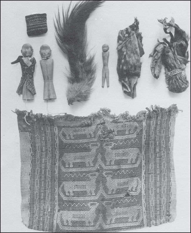 Pictured here is a Menominee hunting bundle Hunters used these objects during - photo 6