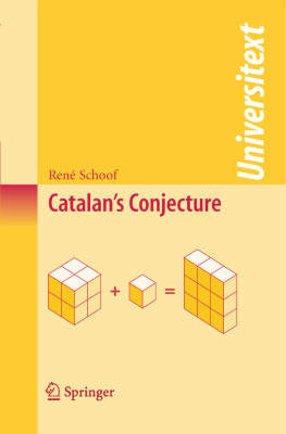 Schoof - Catalans Conjecture