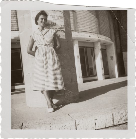 Baba in front of the Kadima theatre Tel Aviv 1952 The Schwartz family - photo 6