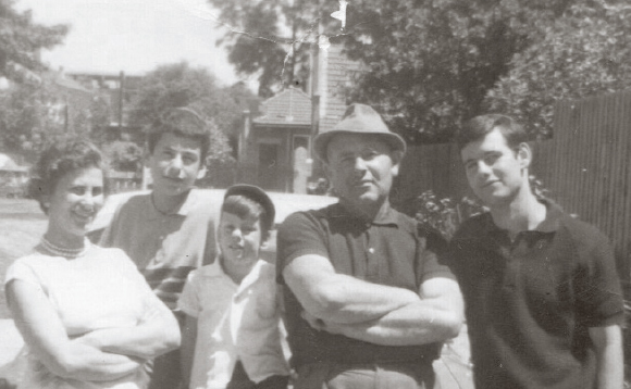 The Schwartz family in the driveway of their long-term Melbourne home in - photo 11