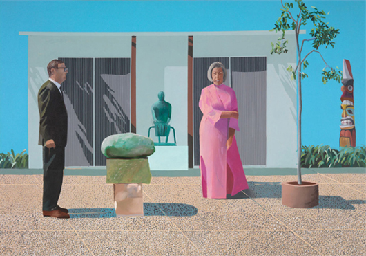 David Hockney American Collectors Fred and Marcia Weisman 1968 ONE - photo 2