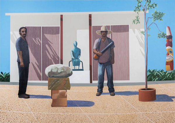 American Gardeners after David Hockneys American Collectors Fred and Marcia - photo 3