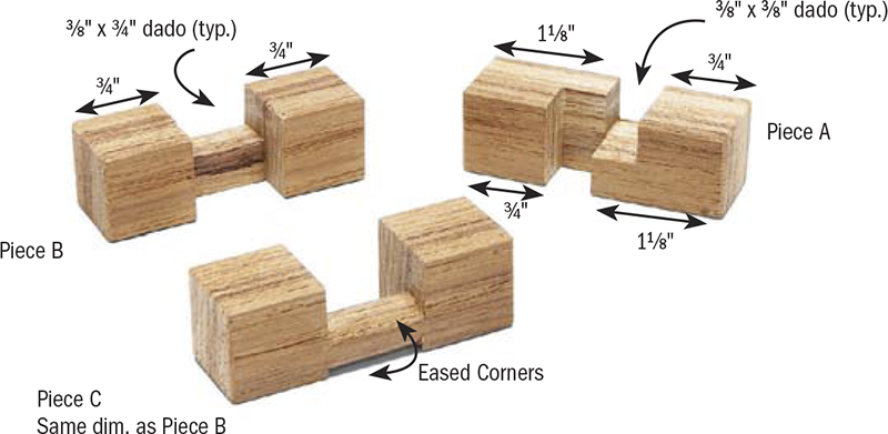 Make the pieces Cut 214 blocks from square 34 stock including extras for - photo 10