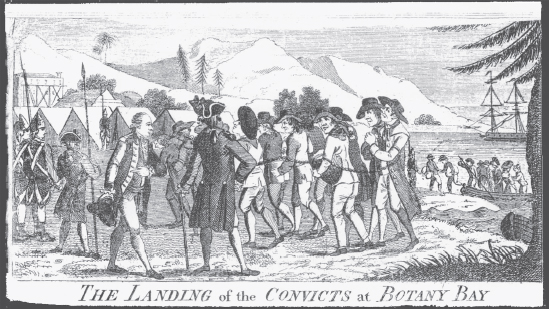 Landing of Convicts at Botany Bay from Captain Watkin Tenchs A Narrative of - photo 4