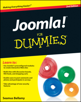 Seamus Bellamy Joomla! For Dummies