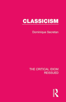 Secretan - Classicism