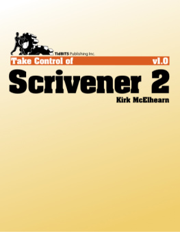 Kirk McElhearn - Take Control of Scrivener 2