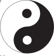 Tai chi tu the circular Taoist symbol of yin and yang The two opposite - photo 2