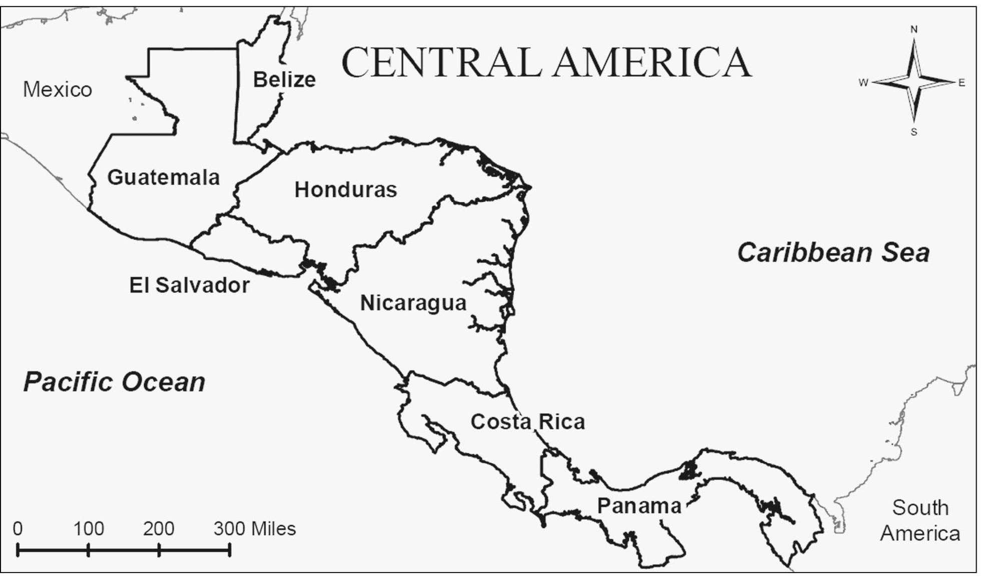 The Central American region is of relatively small size in contrast to the rest - photo 3