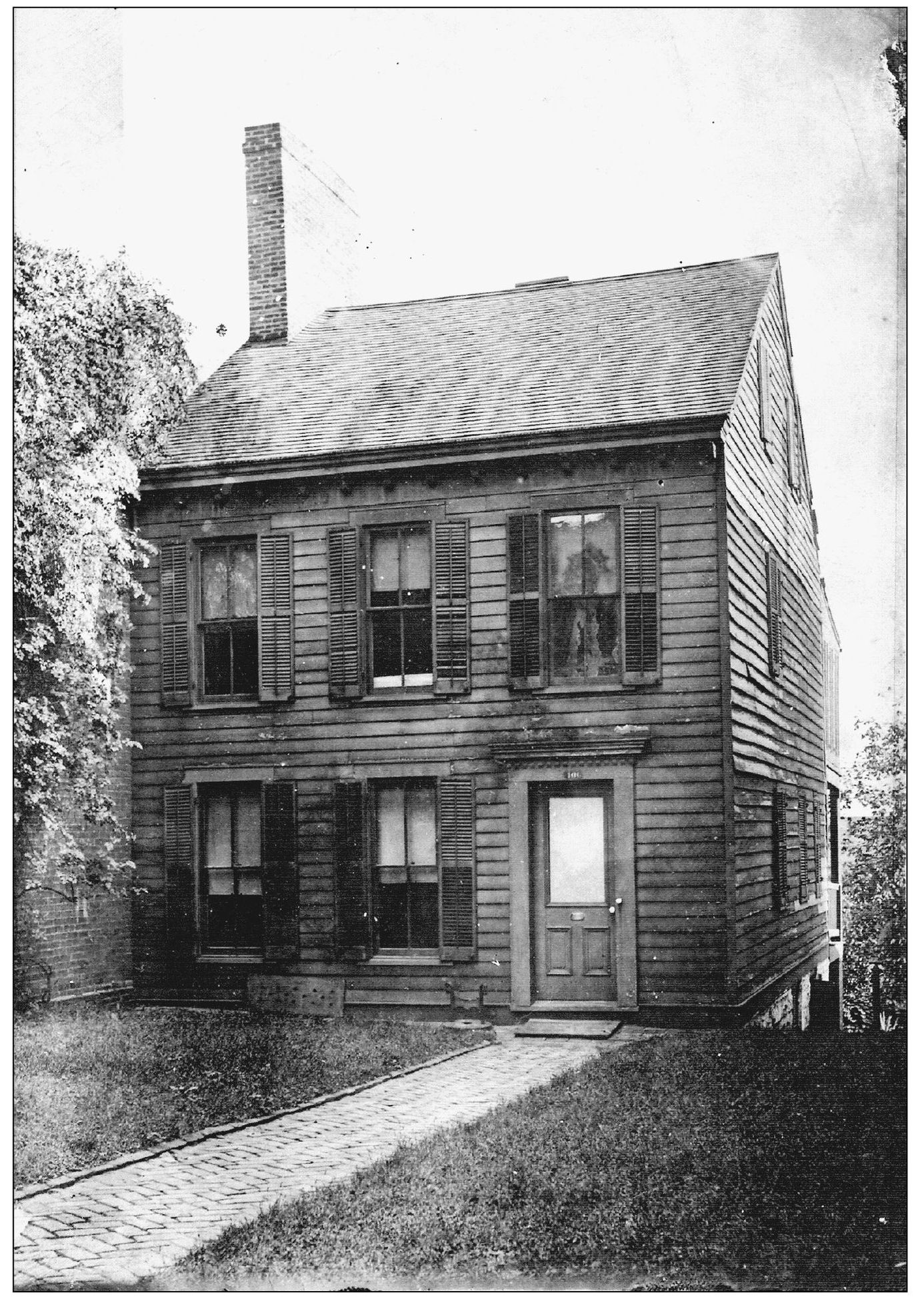 NEW ALBANYS OLDEST HOME Joel Scribner built this clapboard house the first - photo 3