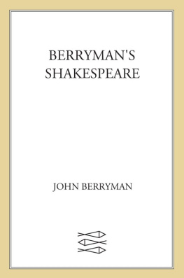 Shakespeare William - Berrymans Shakespeare