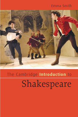 Shakespeare William The Cambridge Introduction to Shakespeare