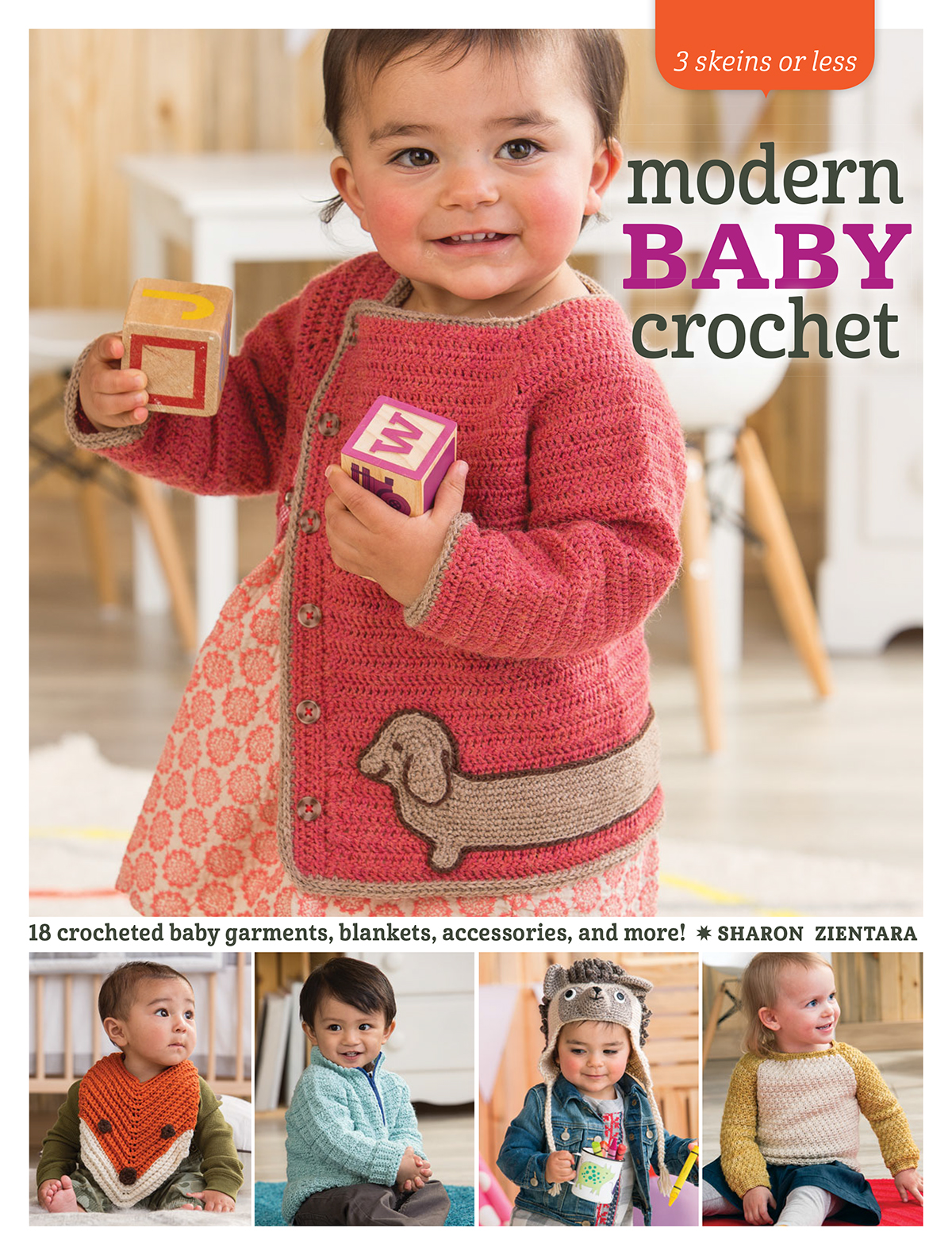 3 Skeins or Less--Modern Baby Crochet - image 1