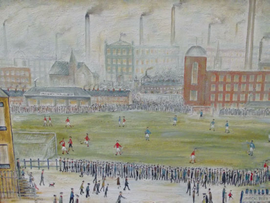 Before Kick Off An oil loosely based on LS Lowrys works from the 1920s and - photo 13