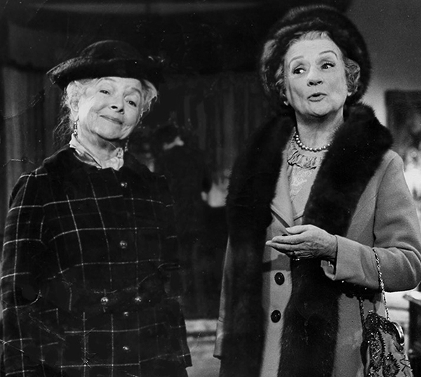 Helen Hayes and Mildred Natwick in The Snoop Sisters The House Without a - photo 17