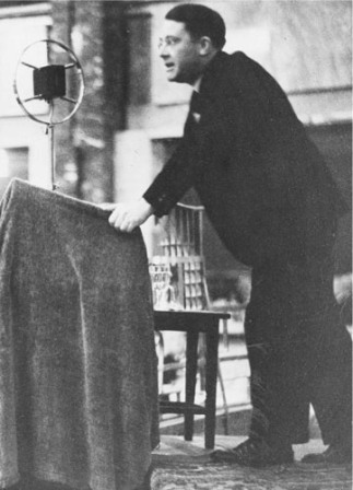 6 Carl Schmitt on the podium 1930 7 Book burning Berlin 10 May 1933 - photo 7