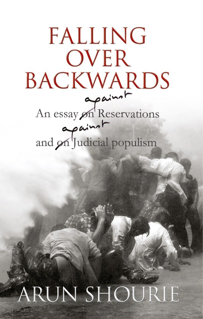 Book summary of falling over backwards an essay on reservations and judicial populism - image 1