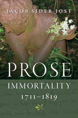 Sider Jost Prose Immortality, 1711-1819