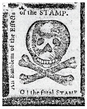 1765 Protests come in all sizes This parody stamp was created to mock the - photo 7