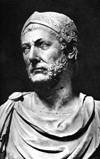 A marble bust reputedly of Hannibal 247-181 BC originally found at the - photo 7