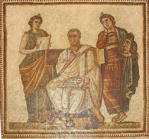 A 3 rd century AD depiction of Virgil on a mosaic from Hadrumetum Virgil was - photo 10