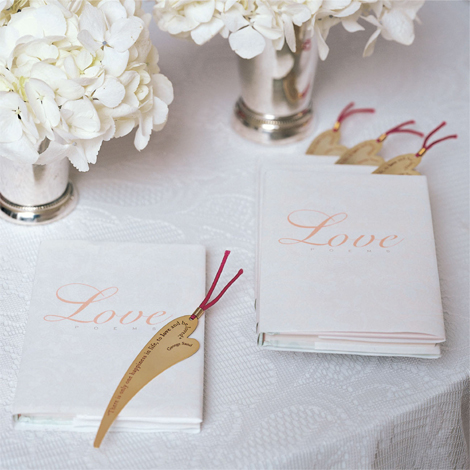 Infuse your celebration with simple meaningful details A small book of love - photo 5