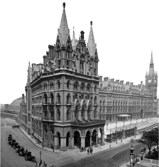 1 St Pancras Station photographed by Bedford Lemere in the 1890s before the - photo 3