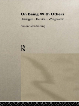 SIMON GLENDINNING - On Being with Others
