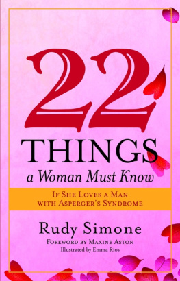 Simone - 22 Things a Woman Must Know If She Loves a Man with Aspergers Syndrome