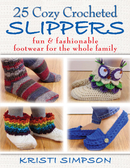 Simpson 25 cozy crocheted slippers: fun & fashionable footwear for the whole family