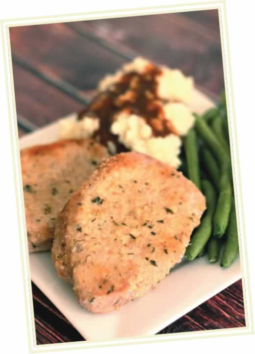 4boneless pork chops cup Italian seasoned bread crumbs cup grated Parmesan - photo 11