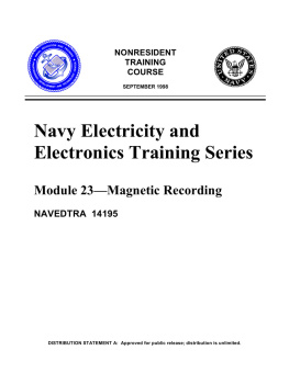 Naval Education - Magnetic Recording