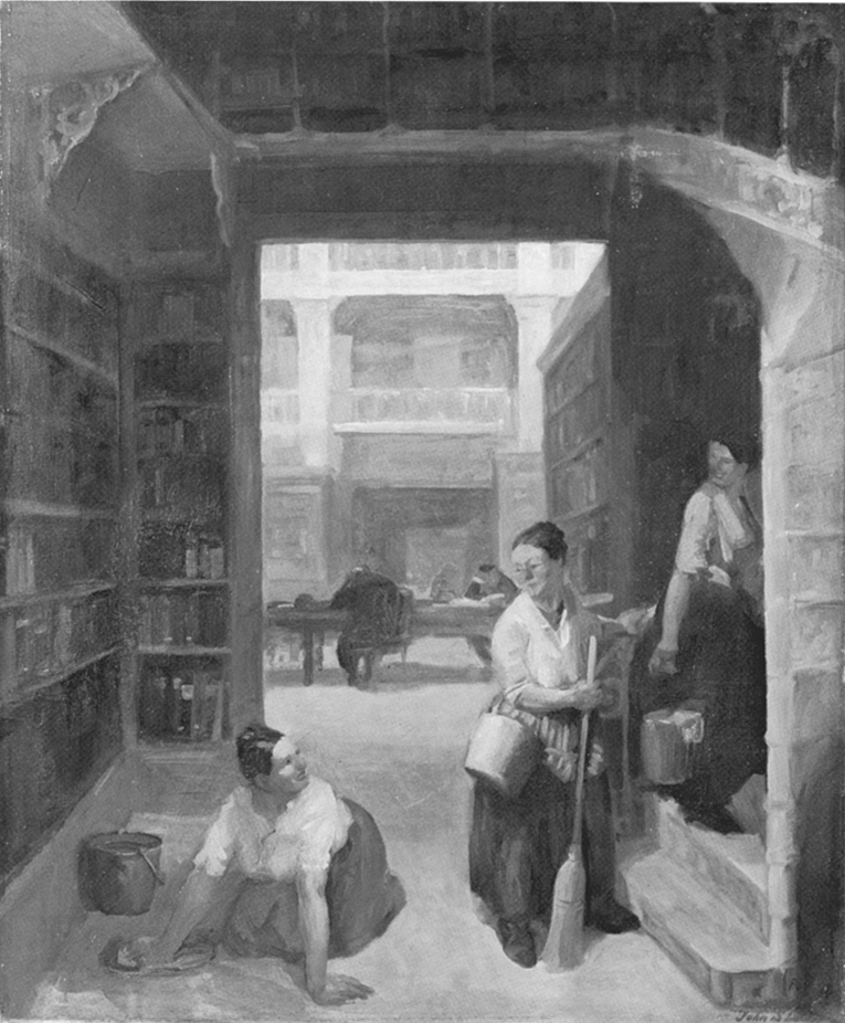 Scrubwomen in the Old Astor Library 1910 NEW YORK SCENE 19061913 JOHN SLOAN - photo 2