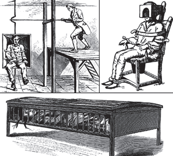 Treatment for mental distress crude devices used in the eighteenth and - photo 1