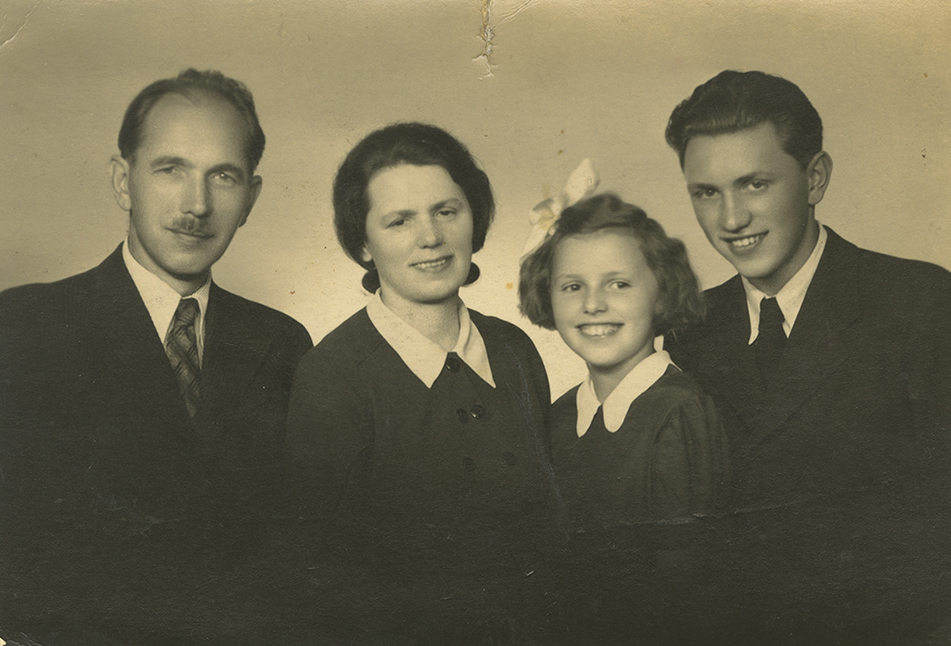 My dad and his family around the beginning of the war Hes on the right - photo 4