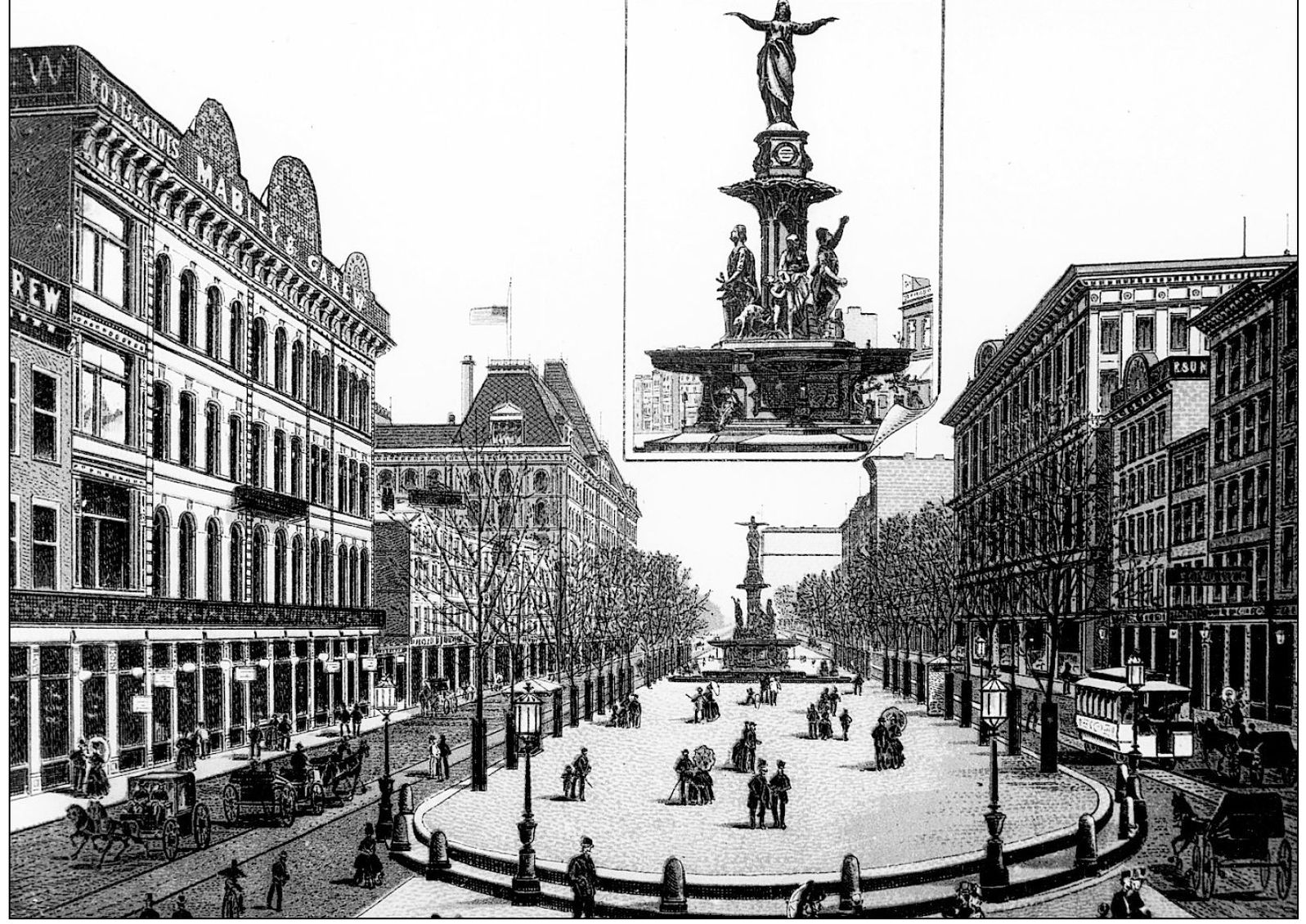 During the time covered in this book Fountain Square would have looked like - photo 2