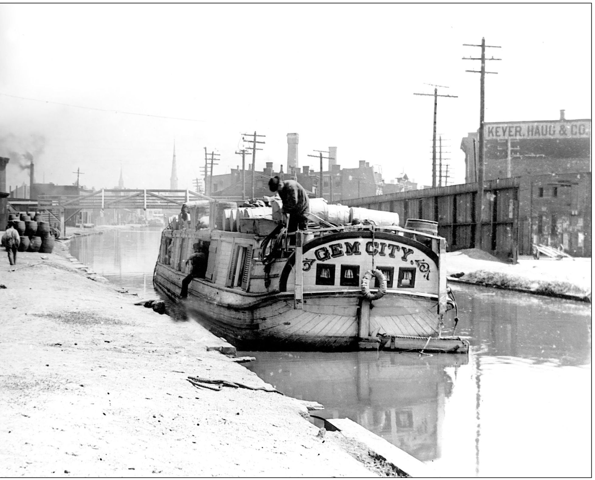 A typical freight canal boat was roughly 85 feet long by 14 feet wide With - photo 7