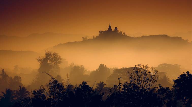 Pagoda in the hills Mrauk U DENNIS WALTONLONELY PLANET IMAGES Thingyan - photo 9