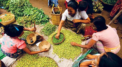 Fresh produce at a Nyaung U market PETER STUCKINGSLONELY PLANET IMAGES TOP - photo 4