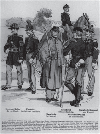 European idealized representations of Confederate and Federal Army uniforms - photo 11