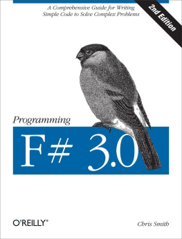 Smith Programming F# 3.0