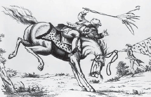 The Horse America throwing his Master King George III is depicted as a hapless - photo 7