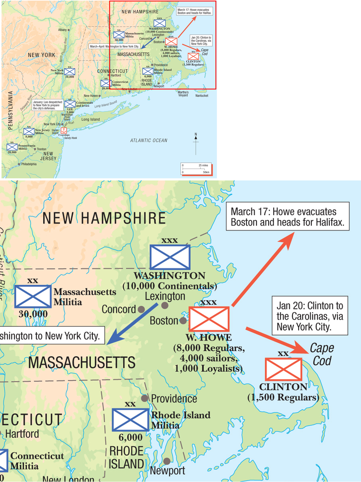 Delays in gathering transport vessels saw 1775 turn into 1776 and the rebels - photo 11